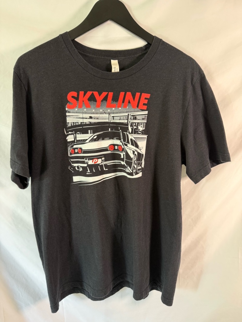 Skyline GT-R R32 Godzilla Graphic Tee Black/ Red XL